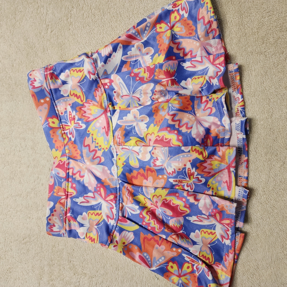 Azarhia Colorful Butterfly Skirt Size 6
